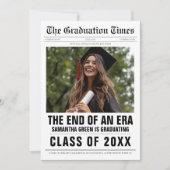 Het einde van een tijdperk Afstuderen krant Kaart (Voorkant)