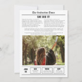 Het einde van een tijdperk Afstuderen krant Kaart (Achterkant)