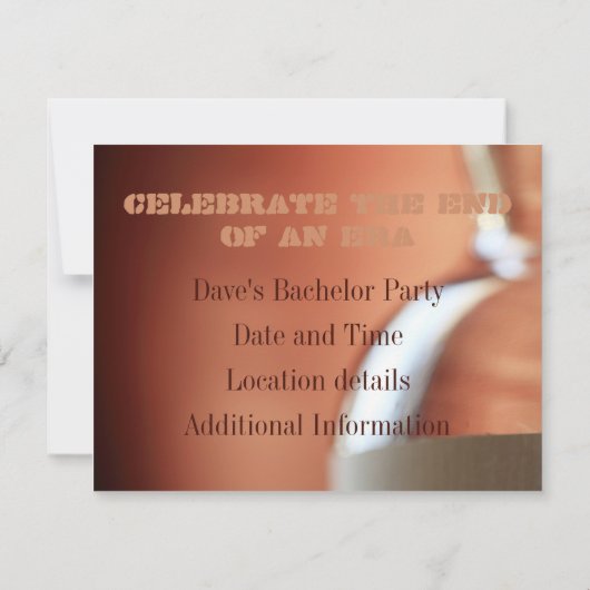 Het einde van een tijdperk kaart (Achterkant)