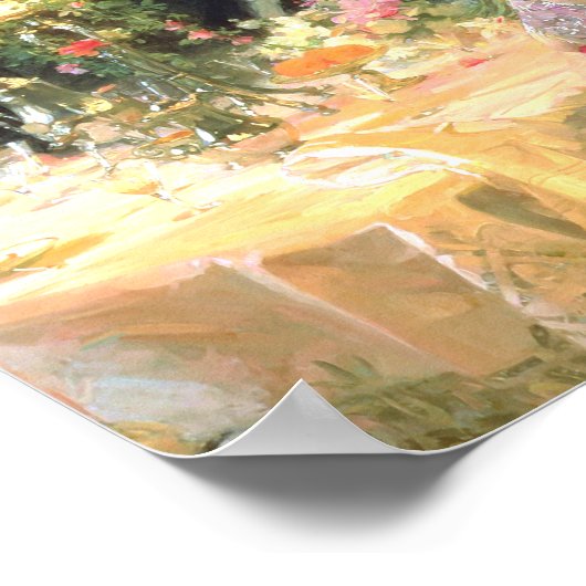 Het einde van het diner 1913 door Jules Alexandre  Poster (Hoek)