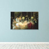 Het einde van het eten, 1913 canvas afdruk (Insitu (Houten vloer))