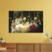 Het einde van het eten, 1913 canvas afdruk (Insitu (Woonkamer))