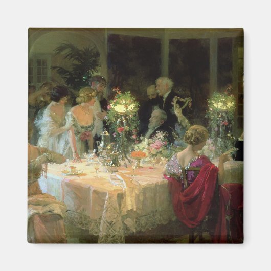 Het einde van het eten, 1913 magneet (Voorkant)
