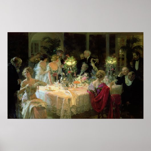 Het einde van het eten, 1913 poster (Voorkant)