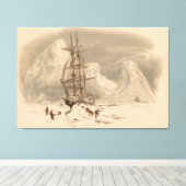 Het einde van het land. Cornwall  Canvas Afdruk (Insitu (Houten vloer))