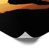 Het einde van het Poster van het Trail Silhouette (Hoek)