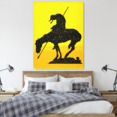 Het einde van het spoor canvas afdruk (Insitu (Slaapkamer))