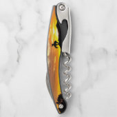 Het einde van het spoor kurkentrekker (Achterkant)