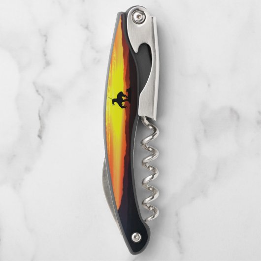 Het einde van het spoor kurkentrekker (Achterkant)