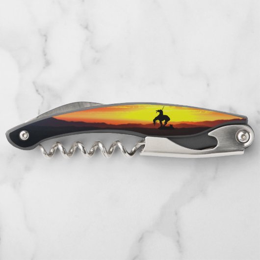 Het einde van het spoor kurkentrekker (Achterkant)