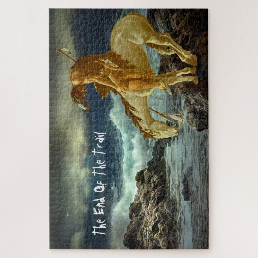 HET EINDE VAN HET SPOOR LEGPUZZEL (Verticaal)