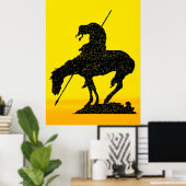 Het einde van het spoor poster (Thuiskantoor)