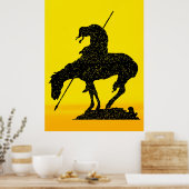 Het einde van het spoor poster (Keuken)