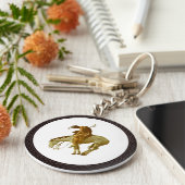 HET EINDE VAN HET SPOOR SLEUTELHANGER (Zijkant)