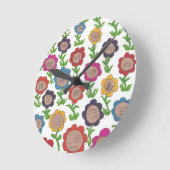 Het eindeloze Art. van het Patroon van de Bloem Ronde Klok (Hoek)