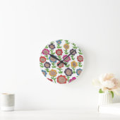 Het eindeloze Art. van het Patroon van de Bloem Ronde Klok (Huis)