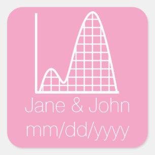 Het eindigt in bloemblaadjes roze Sticker