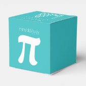 Het eindigt in een turquoise gunstbox bedankdoosjes (Achterkant)