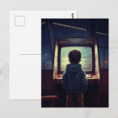 Het Eindniveau | Een Retro Arcade Droom Briefkaart (Voorkant / Achterkant)