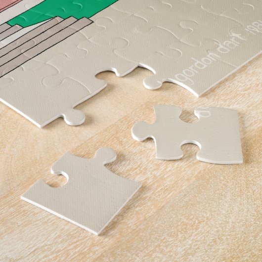 Het El Vernona-/John Ringling-hotel Legpuzzel (Zijkant)