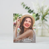 Het Elegant Afstuderen van de Foto van het Manuscr Briefkaart (Staand voorkant)