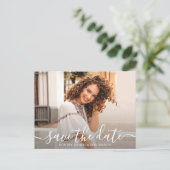 Het Elegant Afstuderen van de Foto van het Manuscr Briefkaart (Staand voorkant)