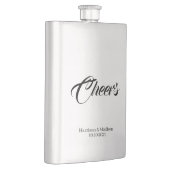 Het elegant chic Wedding van het douanemanuscript  Flacon (Rechts)