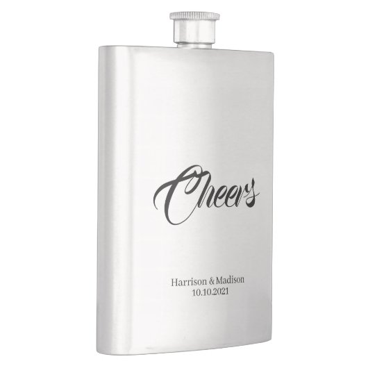 Het elegant chic Wedding van het douanemanuscript  Flacon (Rechts)