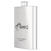 Het elegant chic Wedding van het douanemanuscript  Flacon (Links)