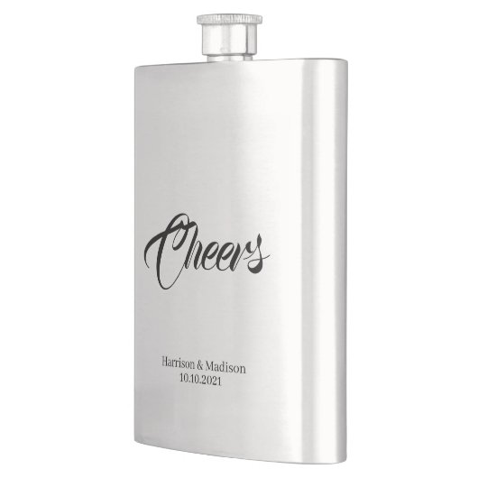 Het elegant chic Wedding van het douanemanuscript Flacon (Links)