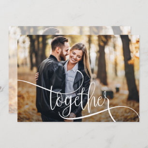 Het Elegant de Foto van het Manuscript Wedden spar Save The Date