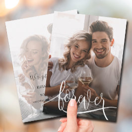 Het Elegant de Foto van het Manuscript Wedden spar Save The Date