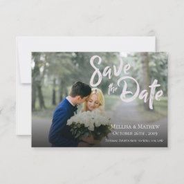 Het Elegant de Foto van het Manuscript Weduwen spa RSVP Kaartje