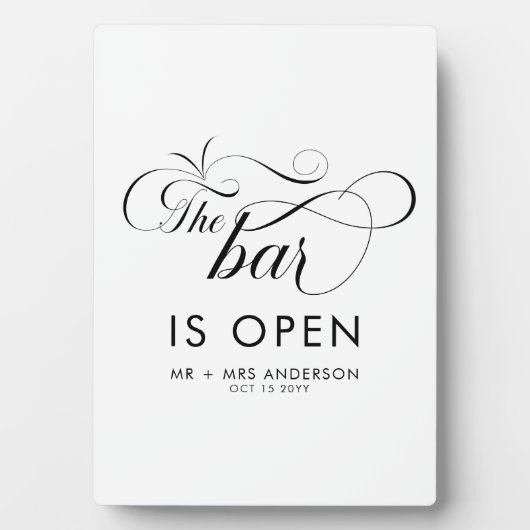 Het Elegant Manuscript die de Bar bindt is Open Dr Fotoplaat (voorkant)