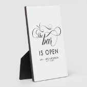 Het Elegant Manuscript die de Bar bindt is Open Dr Fotoplaat (Zijkant)