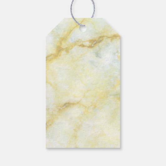 Het Elegant Marble Effect Wedding Collectie Favor Cadeaulabel (Achterkant)