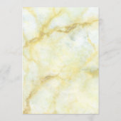 Het Elegant Marble Effect Wedding Collectie Menu (Achterkant)