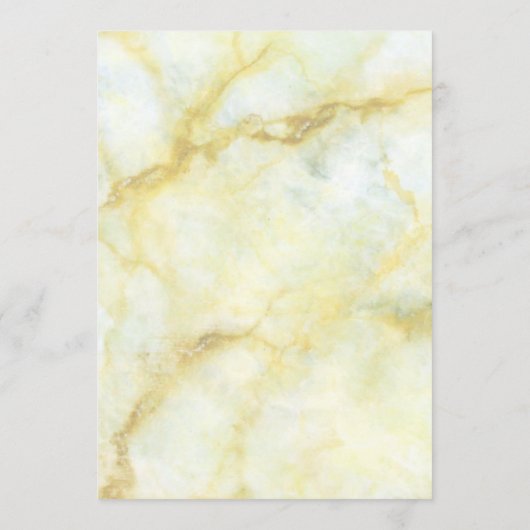 Het Elegant Marble Effect Wedding Collectie Menu (Achterkant)