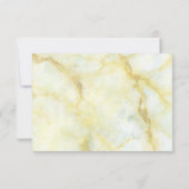 Het Elegant Marble Effect Wedding Collectie RSVP (Achterkant)