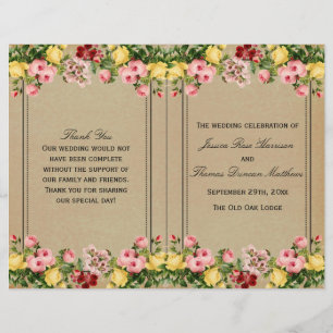 Het Elegant Vintage Floral Wedding Collectie