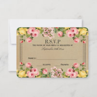 Het Elegant Vintage Floral Wedding Collectie