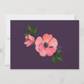 Het Elegant Waterverf Bloedbad bewaart de datum Save The Date (Achterkant)