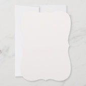 Het Elegant Weddenschap van het Manuscript sparen  Kaart (Achterkant)