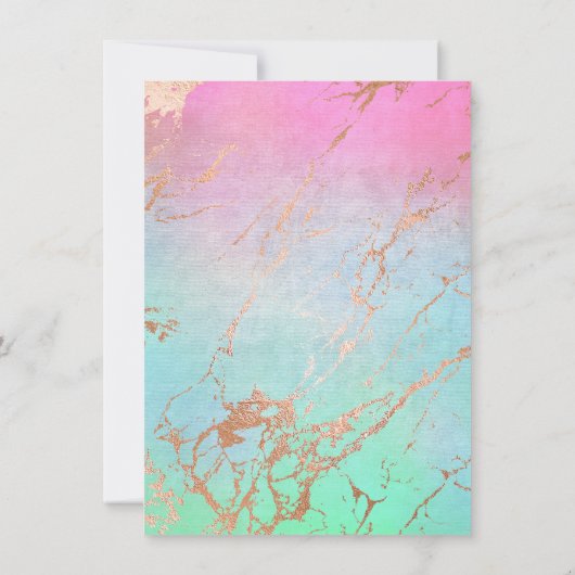 HET ELEGANT WITTE PASTEL MARBLE BEWART DE DATUM (Achterkant)