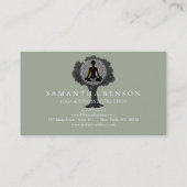 Het elegante Art. van het Logo van de Yoga van Visitekaartje (Achterkant)