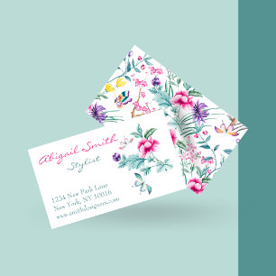 Het elegante Bloemen & Visitekaartje van Vlinders