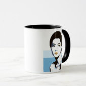 Het elegante design is boeiend. mok (Voorkant rechts)