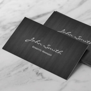 Het elegante Donkere Houten Visitekaartje van de