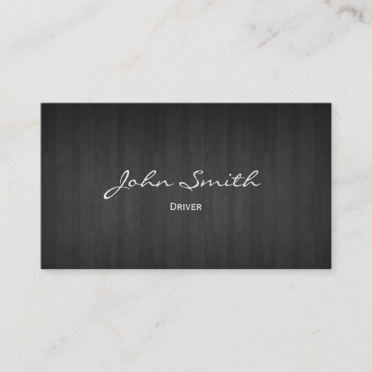 Het elegante Donkere Houten Visitekaartje van de (Voorkant)