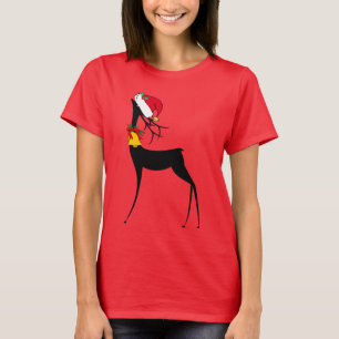 Het elegante Elegante Rendier van Kerstmis T-shirt
